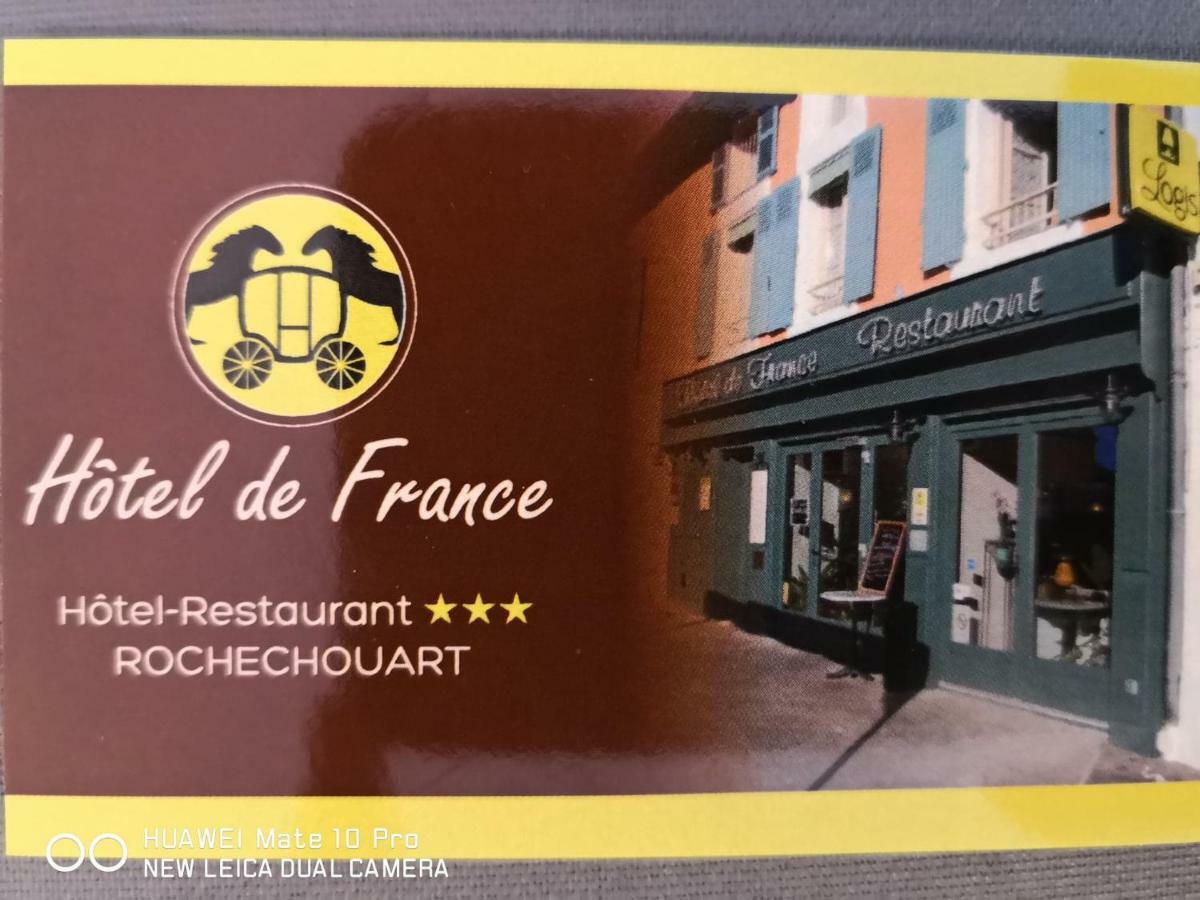 Logis Hotel De France Rochechouart Eksteriør bilde